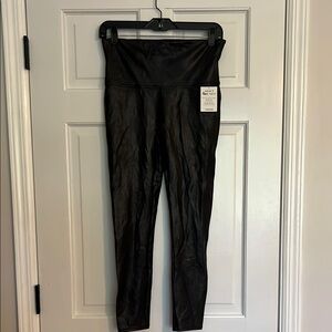 SPANX Shiny Faux Leather Pants